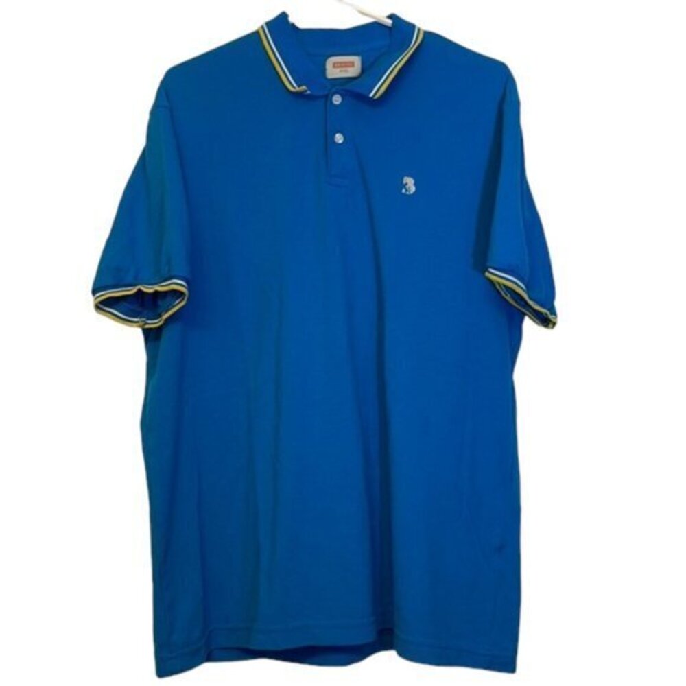 Men's BENCH/ Teal Short Sleeve Polo Golf Shirt Size XXXL GUC #7234